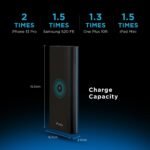 charge capacity in wrieless powerbank for iphone